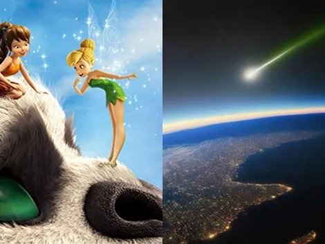En qué se relacionan el cometa verde con la película de Tinkerbell