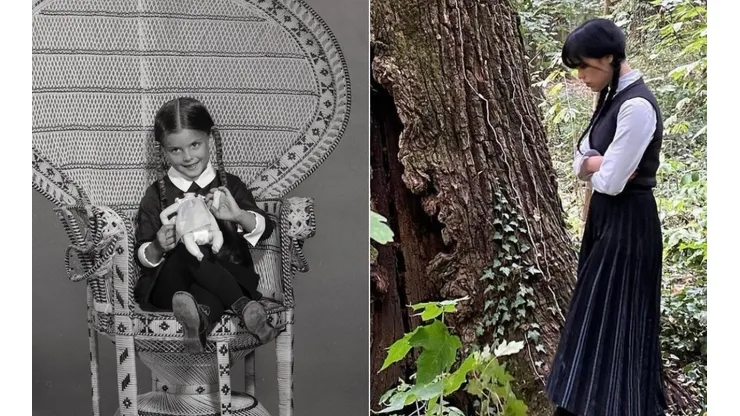 Lisa Loring y Jenna Ortega