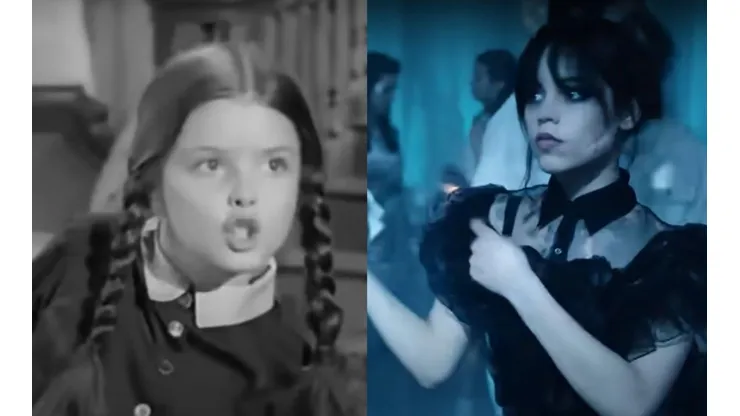 Lisa Loring y Jenna Ortega
