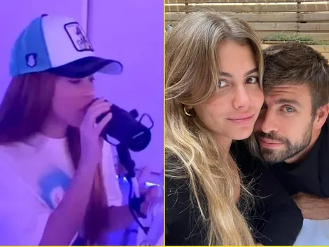 Shakira reaccionó a la foto de Piqué con Clara Chía