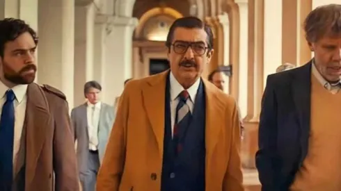 Peter Lanzani, Ricardo Darín y Claudio Da Passo