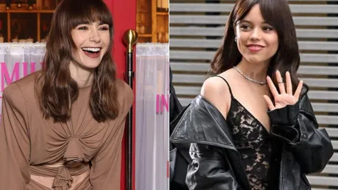 Lily Collins y Jenna Ortega