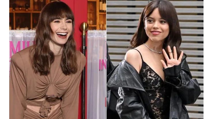 Lily Collins y Jenna Ortega