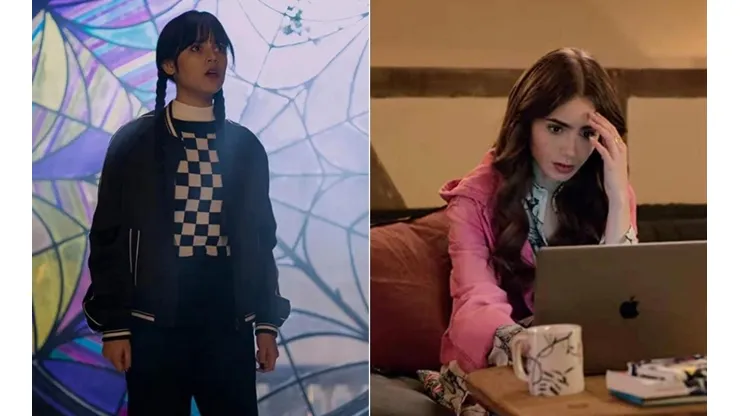 Jenna Ortega y Lily Collins