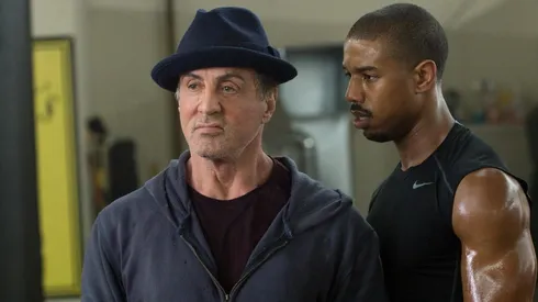 Sylvester Stallone y Michael B. Jordan.