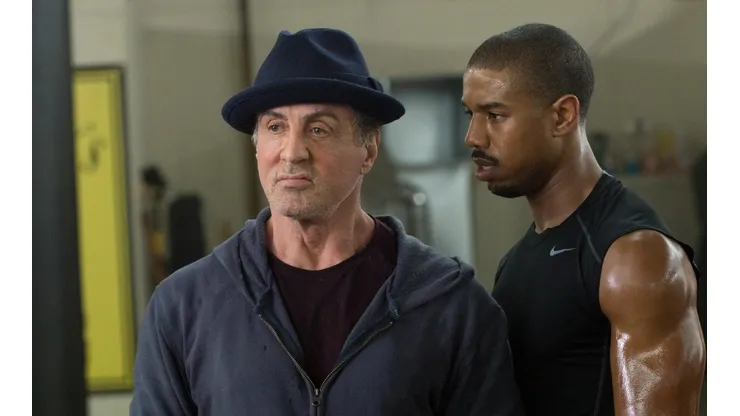 Sylvester Stallone y Michael B. Jordan.