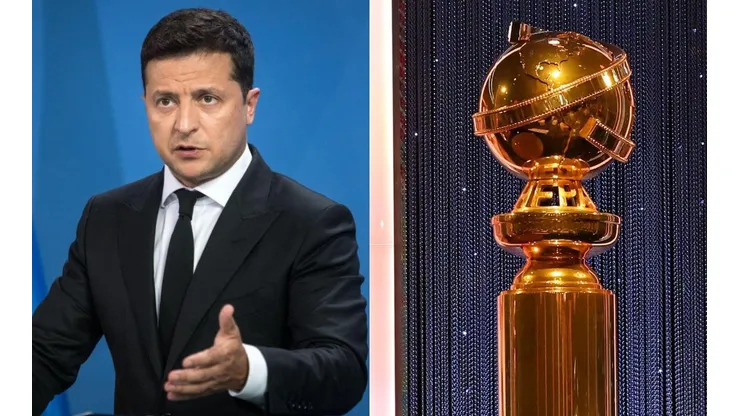 Volodímir Zelenski, presidente de Ucrania, dará un discurso en los premios Globos de Oro 2023.