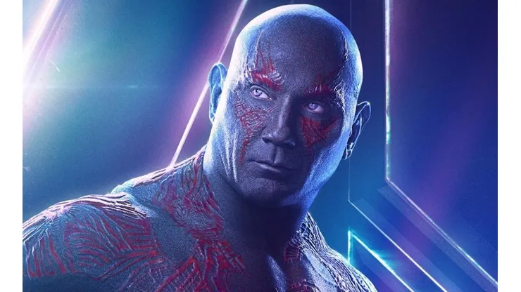 Dave Bautista interpreta a Drax el Destructor en Guardianes de la Galaxia.