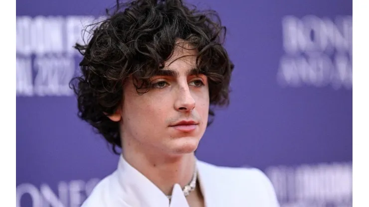 Timothée Chalamet en el Festival de Cine de Londres.
