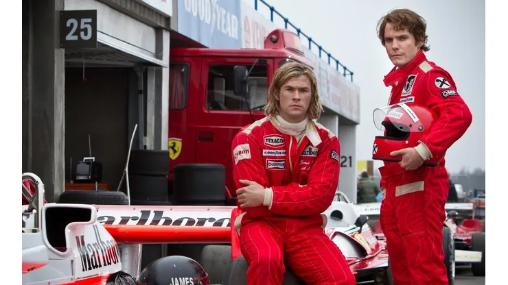 Chris Hemsworth y Daniel Brühl.