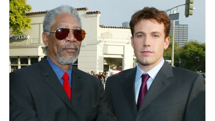 Ben Affleck y Morgan Freeman