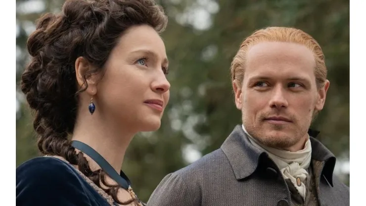 Sam Heughan y Caitriona Balfe