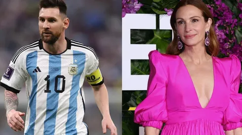 Messi y Julia Roberts
