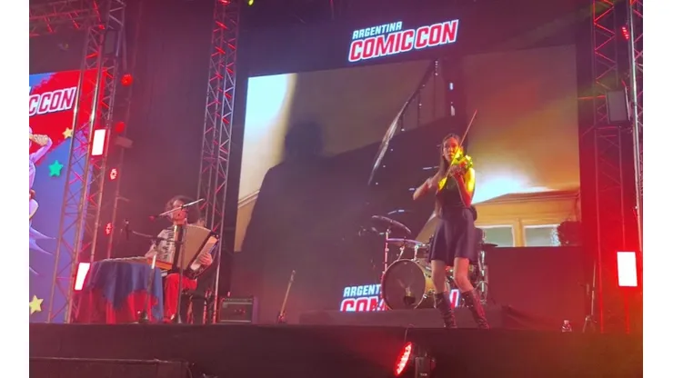 Merienda Amélie, la banda tributo a Yann Tiersen, llegó a Argentina Comic Con 2022.