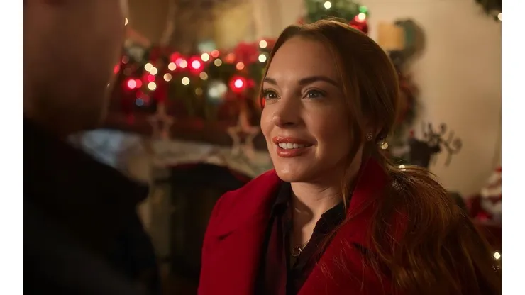 Lindsay Lohan regresó a la actuación con una película navideña.
