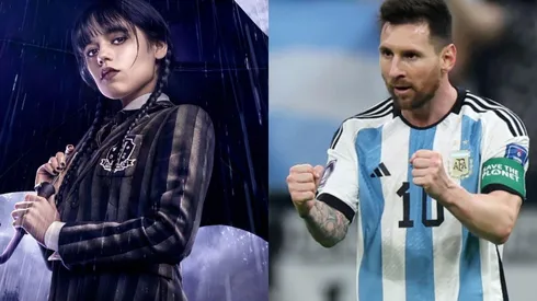 El elogio de Jenna Ortega de Merlina a Lionel Messi antes del partido contra Polonia.