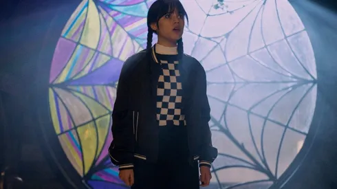 Jenna Ortega interpreta a Wednesday en la serie de Merlina.