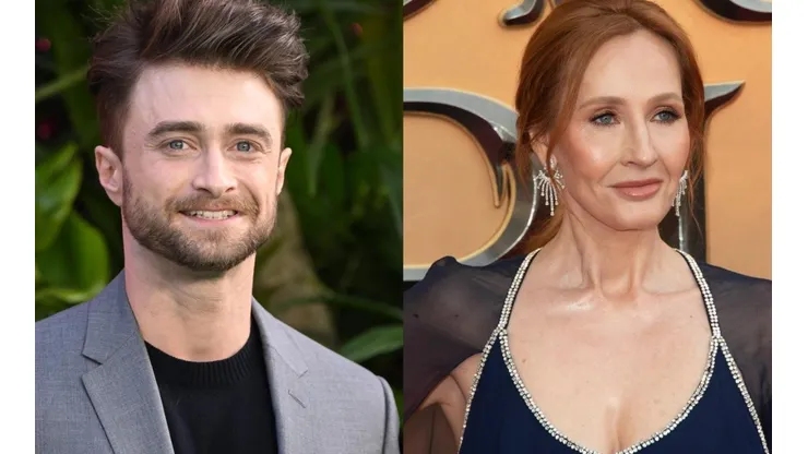 Daniel Radcliffe y J.K. Rowling