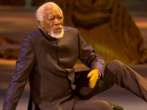 Morgan Freeman apareció en la ceremonia inaugural del Mundial Qatar 2022