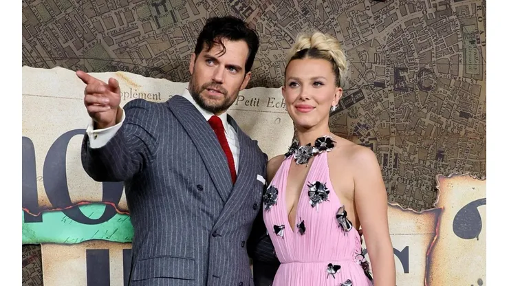 Henry Cavill y Millie Bobby Brown