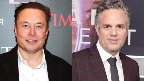 Elon Musk y Mark Ruffalo