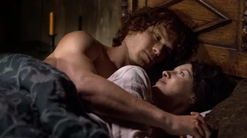 Sam Heughan y Caitriona Balfe