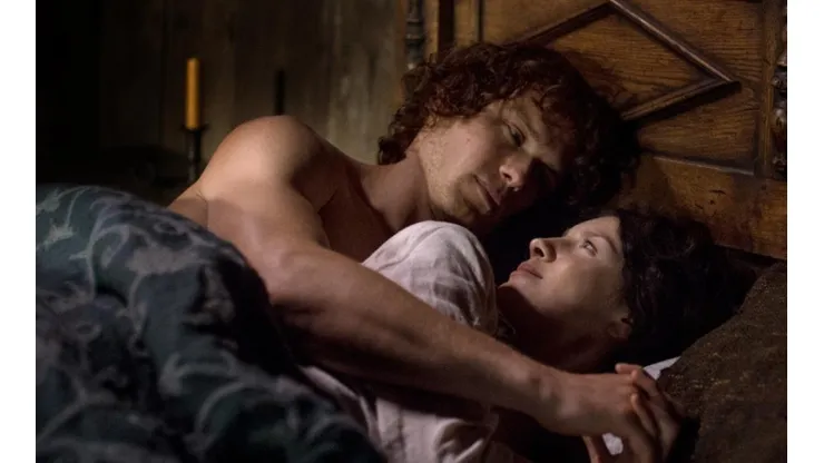 Sam Heughan y Caitriona Balfe
