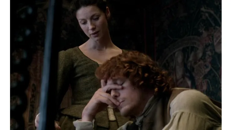 Sam Heughan y Caitriona Balfe