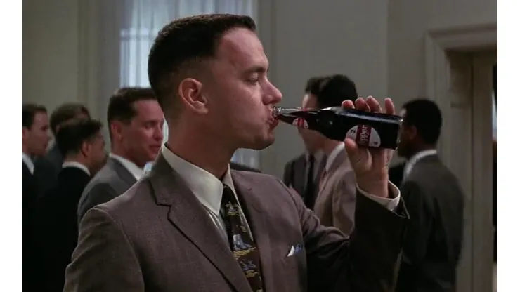 Tom Hanks como Forrest Gump.