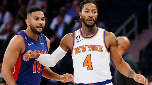 New York Knicks vs. Detroit Pistons.