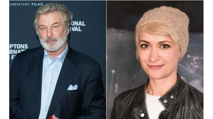 Alec Baldwin y Halyna Hutchins