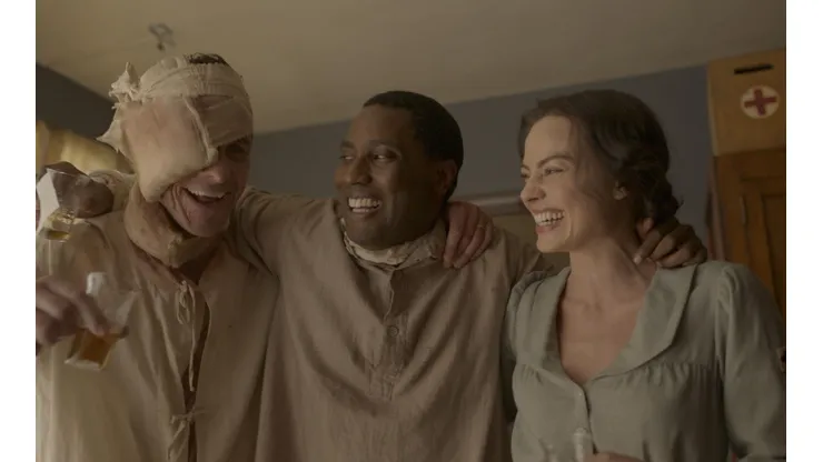 Christian Bale, John David Washington y Margot Robbie, los protagonistas.