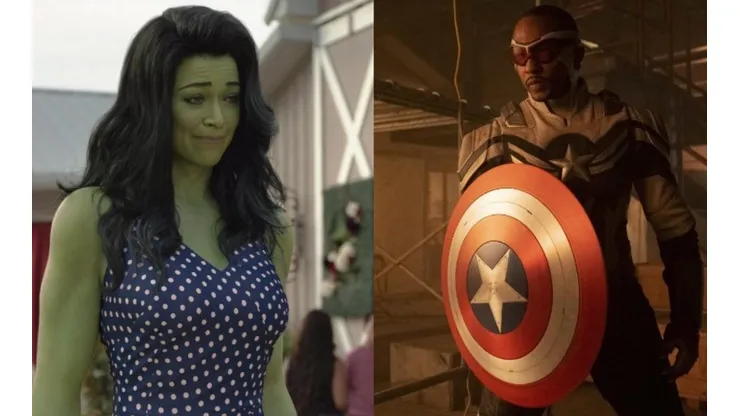 She-Hulk y el Capitán América