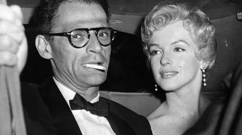 Arthur Miller y Marilyn Monroe en 1956.