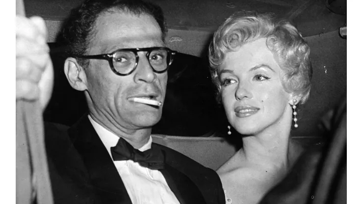 Arthur Miller y Marilyn Monroe en 1956.