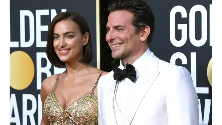 Bradley Cooper e Irina Shayk en los Globo de Oro de 2019.