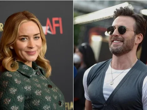 Chris Evans y Emily Blunt ya están filmando la nueva película de Netflix