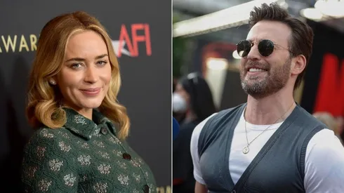 Emily Blunt y Chris Evans