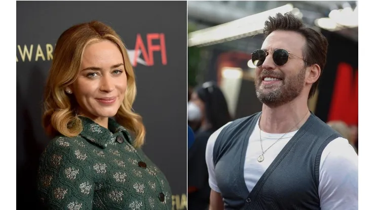 Emily Blunt y Chris Evans