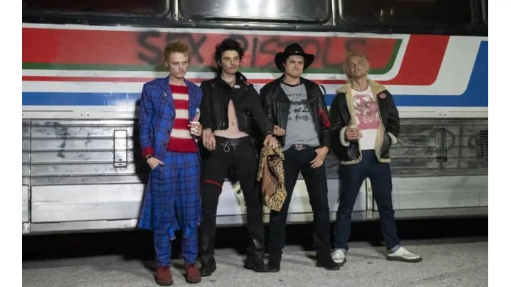 Los Sex Pistols en el show
