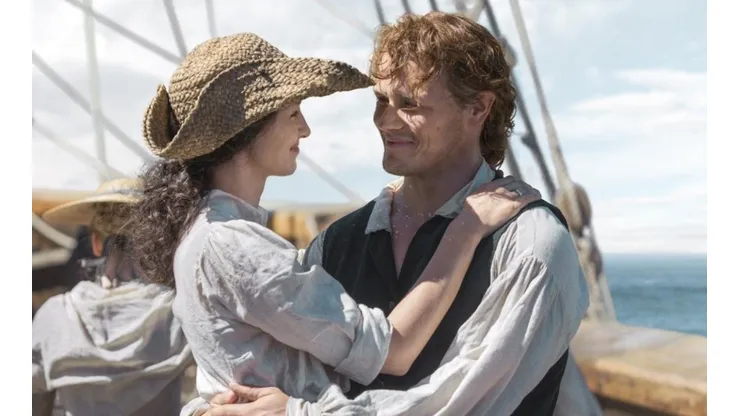 Sam Heughan y Caitriona Balfe