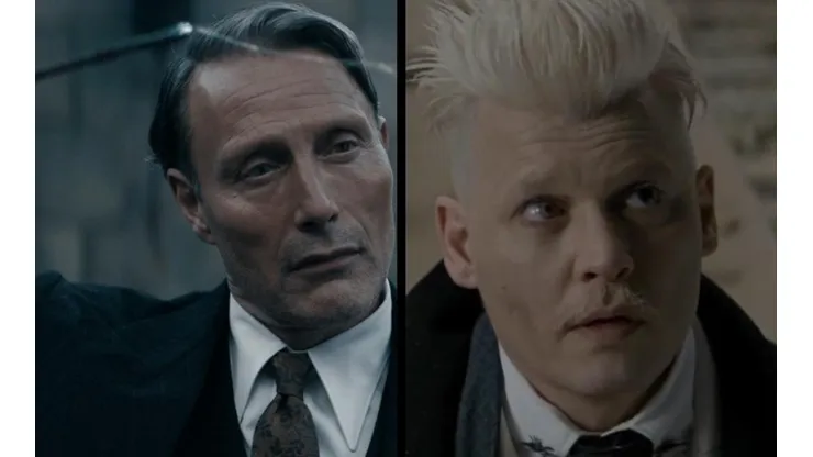 Johhny Depp y Mads Mikkelsen