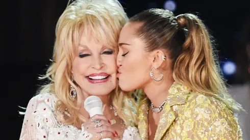 Dolly Parton y Miley Cyrus.
