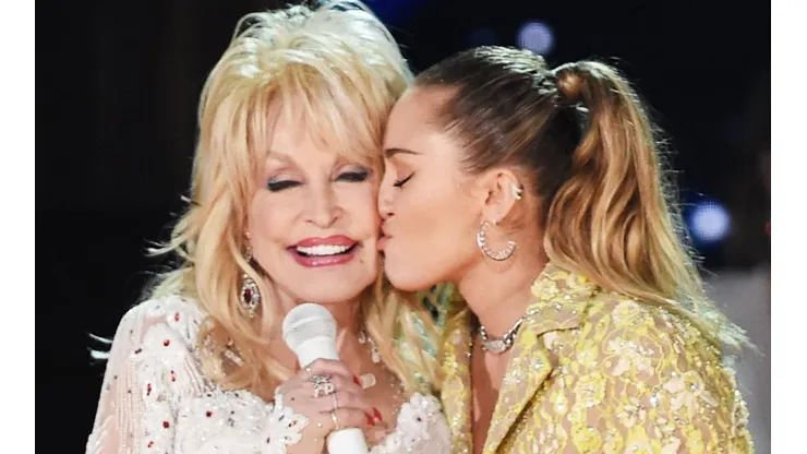 Dolly Parton y Miley Cyrus.