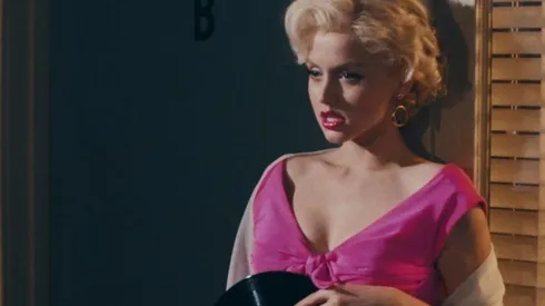 Ana de Armas como Marilyn Monroe para Blonde.