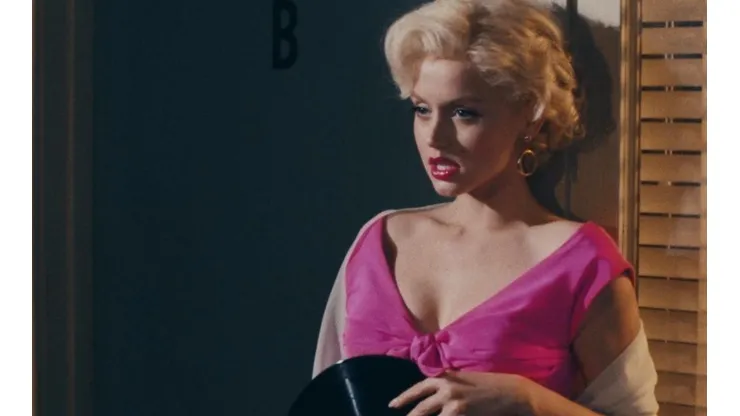 Ana de Armas como Marilyn Monroe para Blonde.