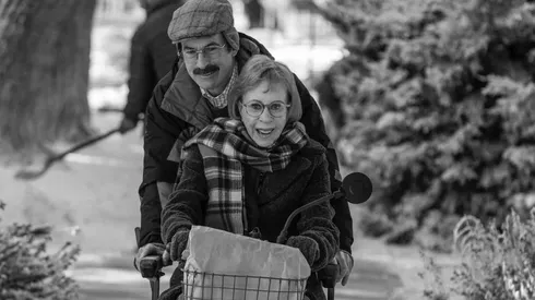 Todo el episodio fue en blanco y negro.