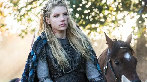 Katheryn Winnick como Lagertha en Vikings.