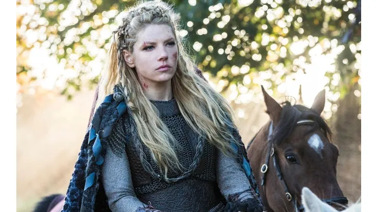 Katheryn Winnick como Lagertha en Vikings.
