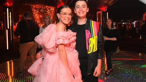 Millie Bobby Brown y Noah Schnapp